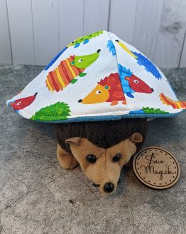 Big Colorful Hedgehogs Hedgie Hat Hut for Hedgehogs Small Pets Fleece Flannel Cotton