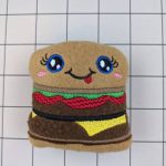 Kawaii Burger Mint Stuffed Hedgehog Toy Cage Buddy Chibi Friend - Image 3