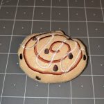 Cinnamon Roll Donut Pastry Mint Stuffed Hedgehog Toy - Image 2